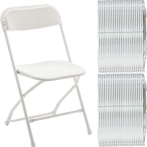White Folding Chairs (Qty 100)